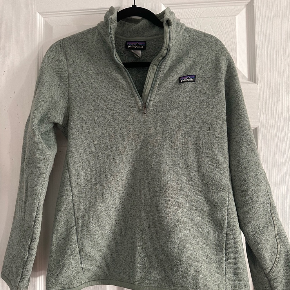 Patagonia Green Quarter-Zip Pullover